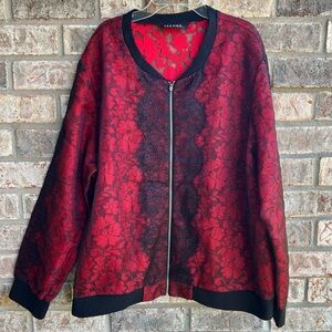 🍒💣 Allure goth style bomber jacket